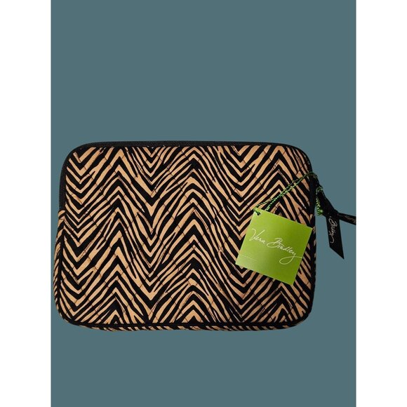 Vera Bradley E Reader Padded Zip Sleeve Zebra Print- - Picture 2 of 5